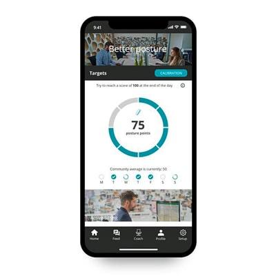 Image of the 8sense app on the smartphone