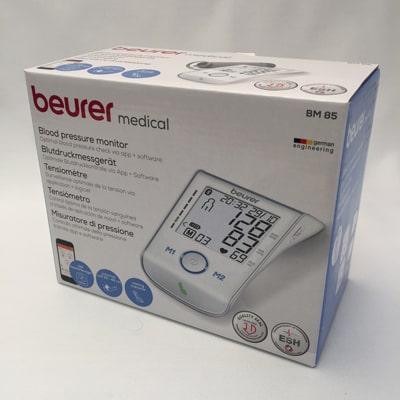Image of Beurer BM 85 Blood Pressure Monitor in its box