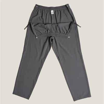 Image of CareZips Classic in charcoal  