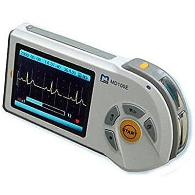 Image of compact ECG monitor for home use