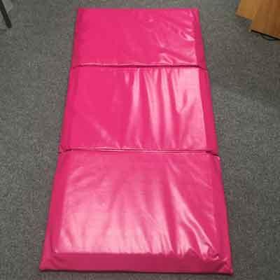 Image of cerise red FallSmart mat