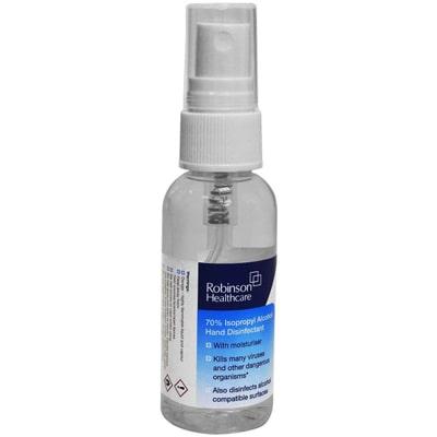 Image of a Fast-Aid Alcohol Hand Sanitiser Spray bottle