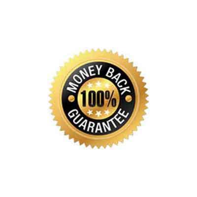 Image of 100% money back guarantee logo