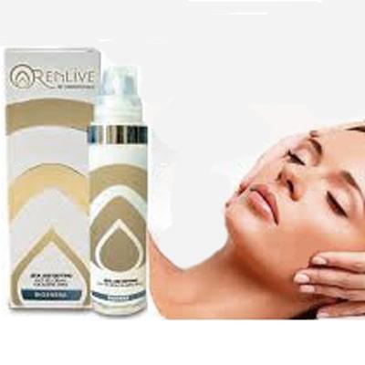 Image of a face skin treatment with Age Defying Gel Cream 