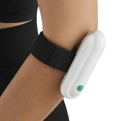 Image of user with Tenease treatment of elbow 
