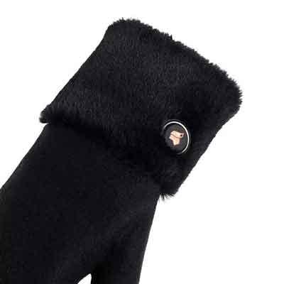 Image of Vulpes button with rose gold trim  