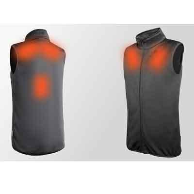 Image of Vulpes Vest with heated areas shown 