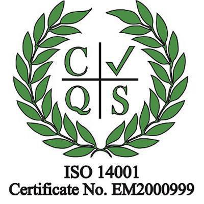 Image of ISO 14001 : 2015 accreditation