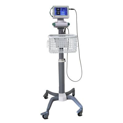 Wheeled trolley with basket makes AvantSonic Z3 great for clinics and hospitals
