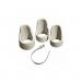 Image of 3 sizes of Contiform pessaries