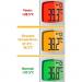 Image of coloured backlight for temperature ranges