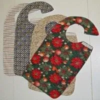 Adult Bibs with Cotton Surface
