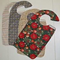Adult Bibs with Cotton Surface